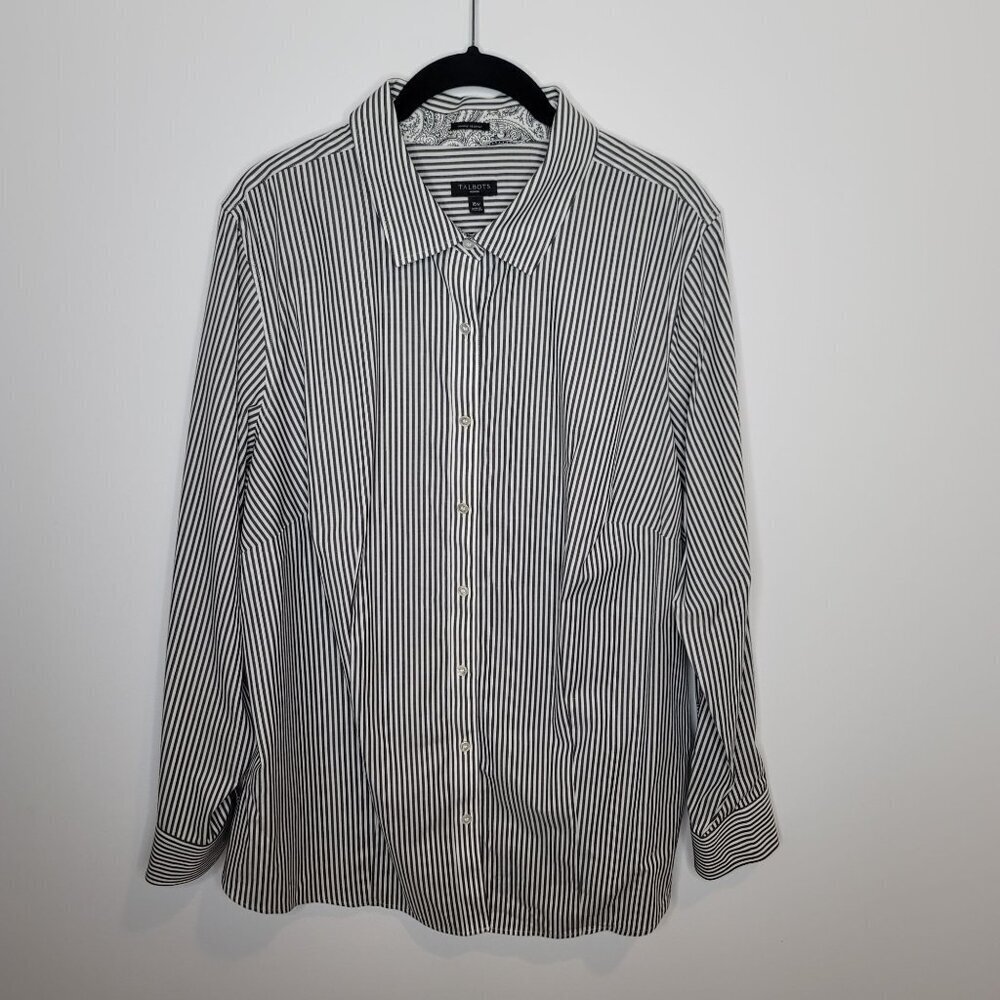 Talbots Button Up Womens 16W